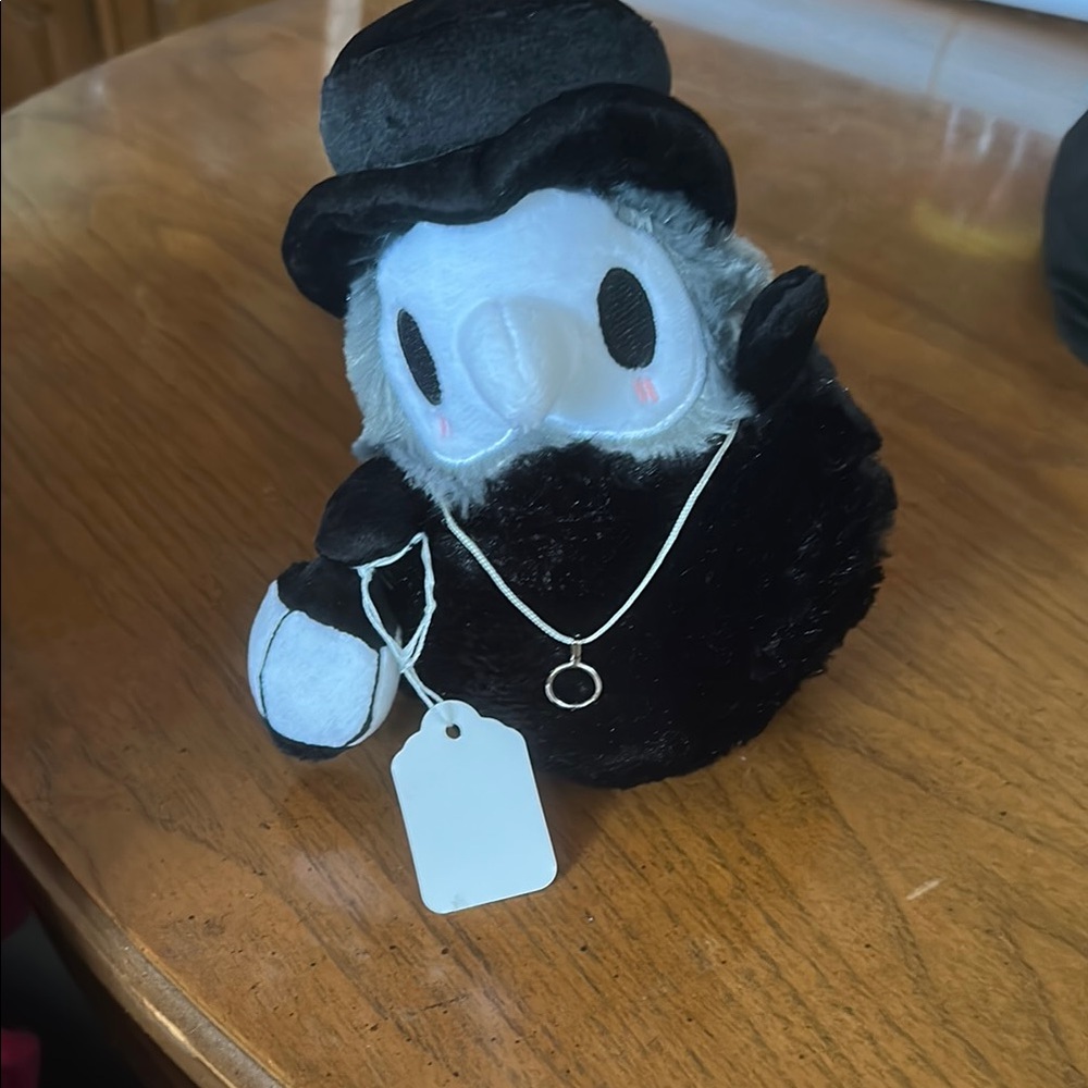 Plague Doctor Plush Toy with Top Hat